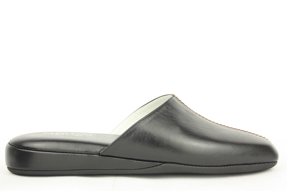 9155 NERO PANTOFOLA PUNTA CHIUSA UOMO