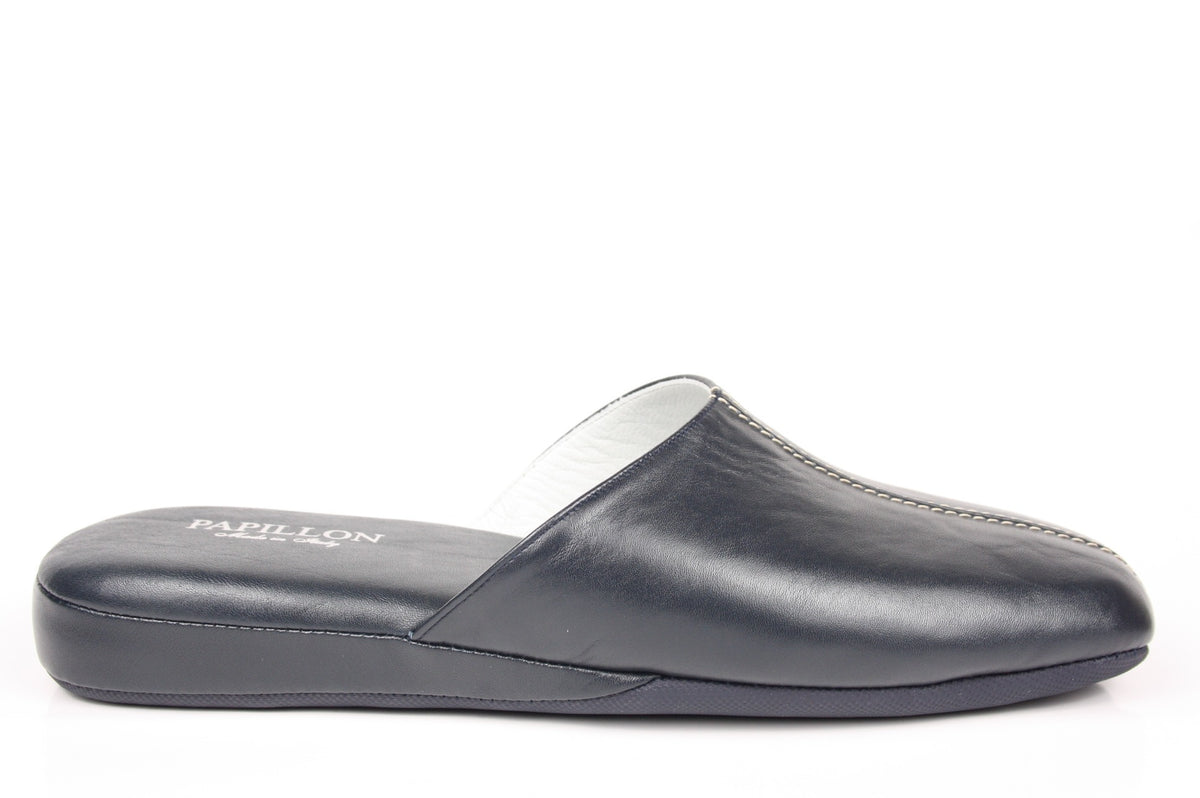 9155 BLU PANTOFOLA PUNTA CHIUSA UOMO