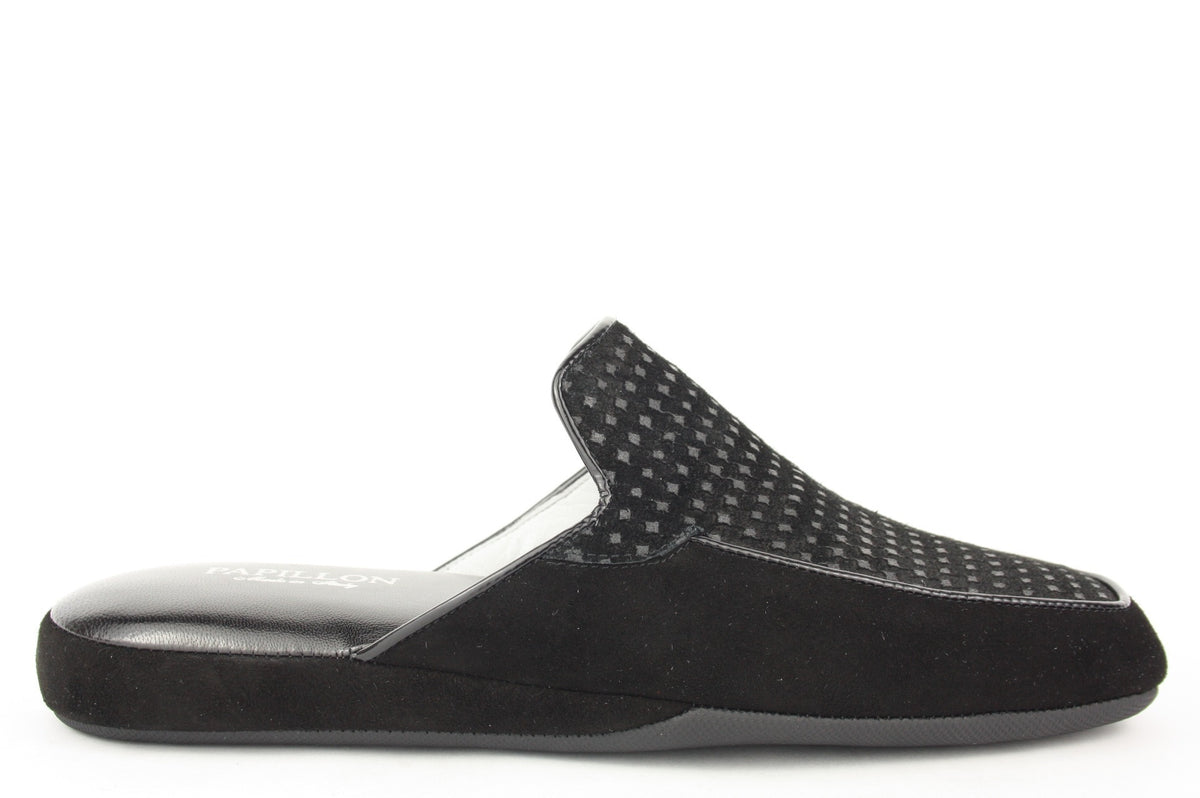 9906 CAM. NERO PANTOFOLA PUNTA CHIUSA UOMO