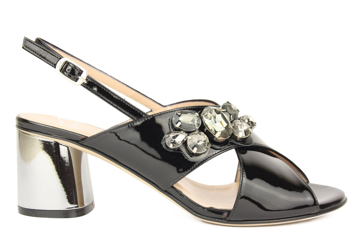 571 NERO SANDALO DONNA