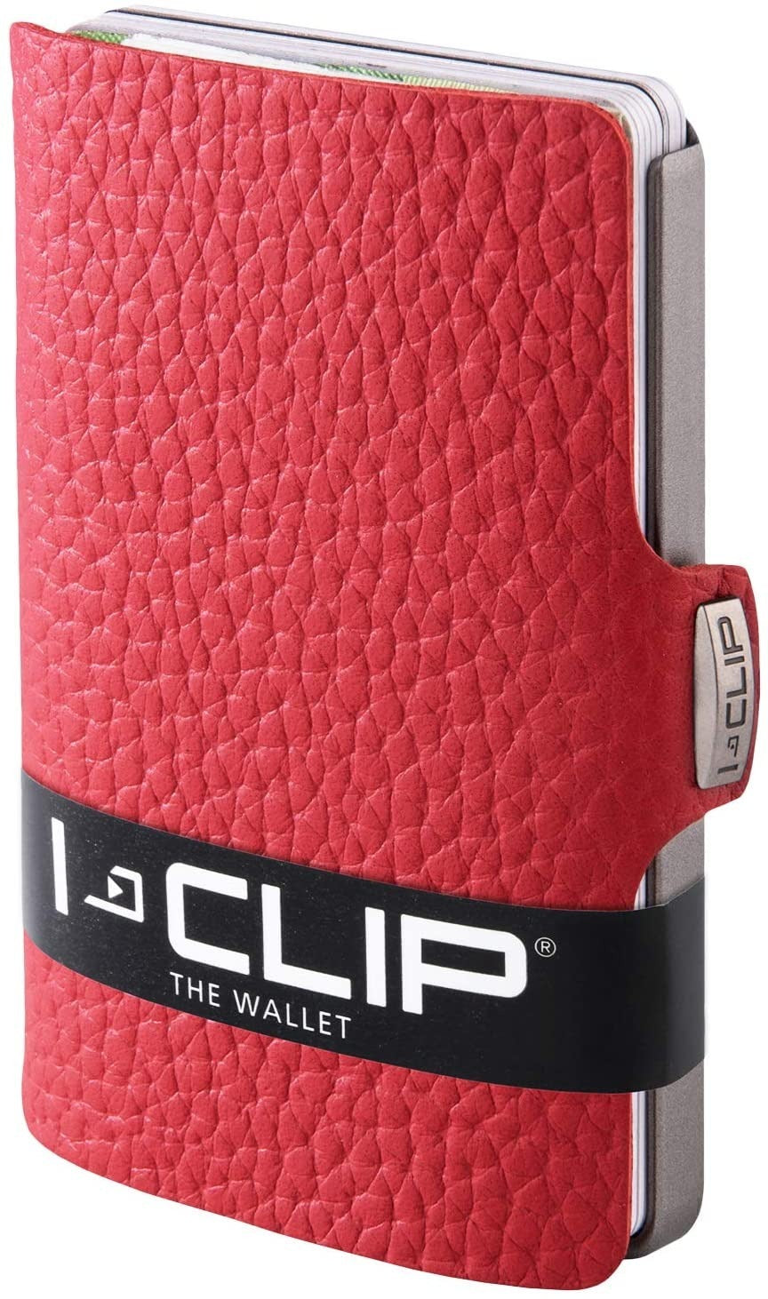 I-CLIP CLASSIC ROSSO MINI PORTAFOGLO PORTACARD UNISEX ACCESSORI