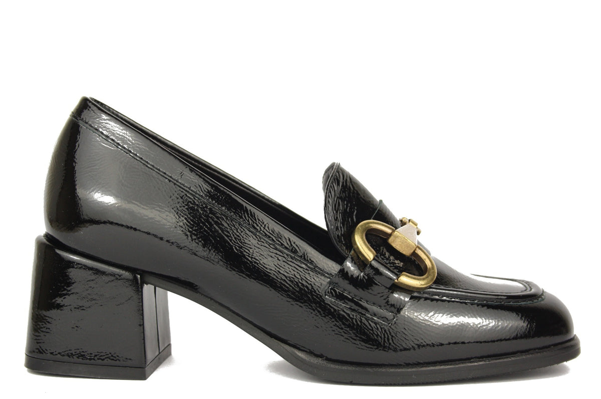 V5822 NERO MOCASSINO DONNA