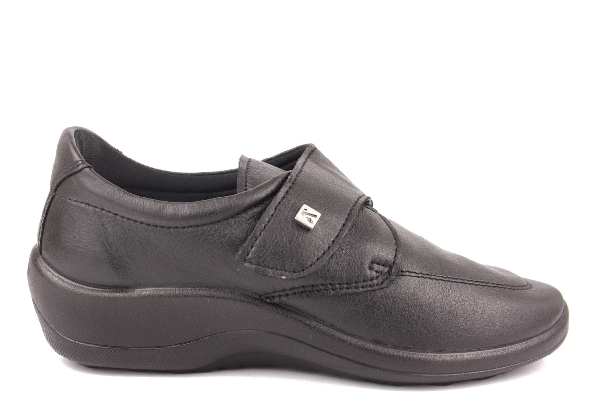REPOVESI 4626 NERO CHIUSURA A STRAPPO DONNA