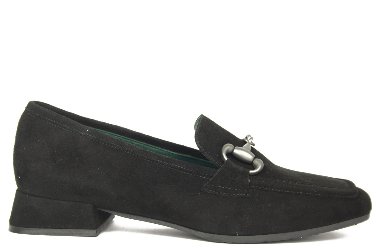 E104 NERO MOCASSINO DONNA