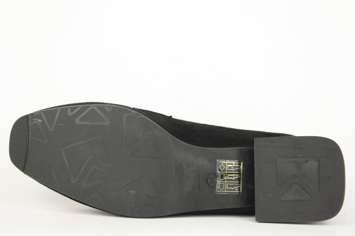 E104 NERO MOCASSINO DONNA
