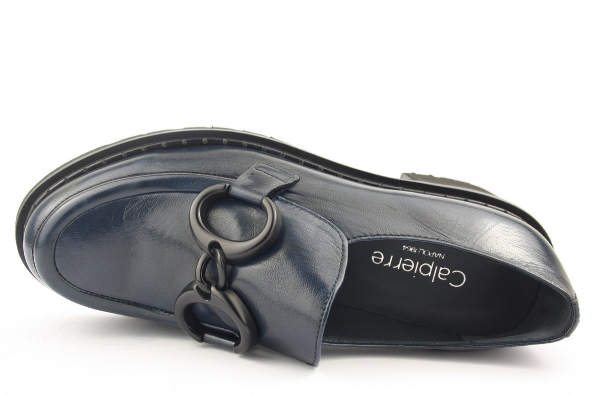 D523 BLU MOCASSINO DONNA