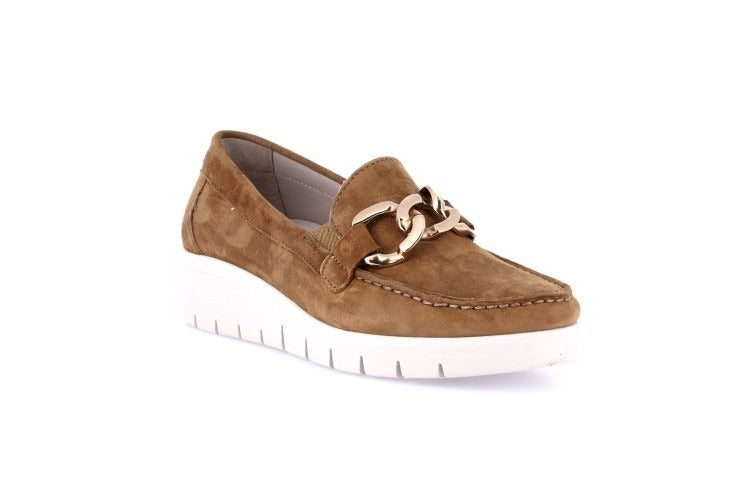 TAFA SC4384 CUOIO MOCASSINO DONNA