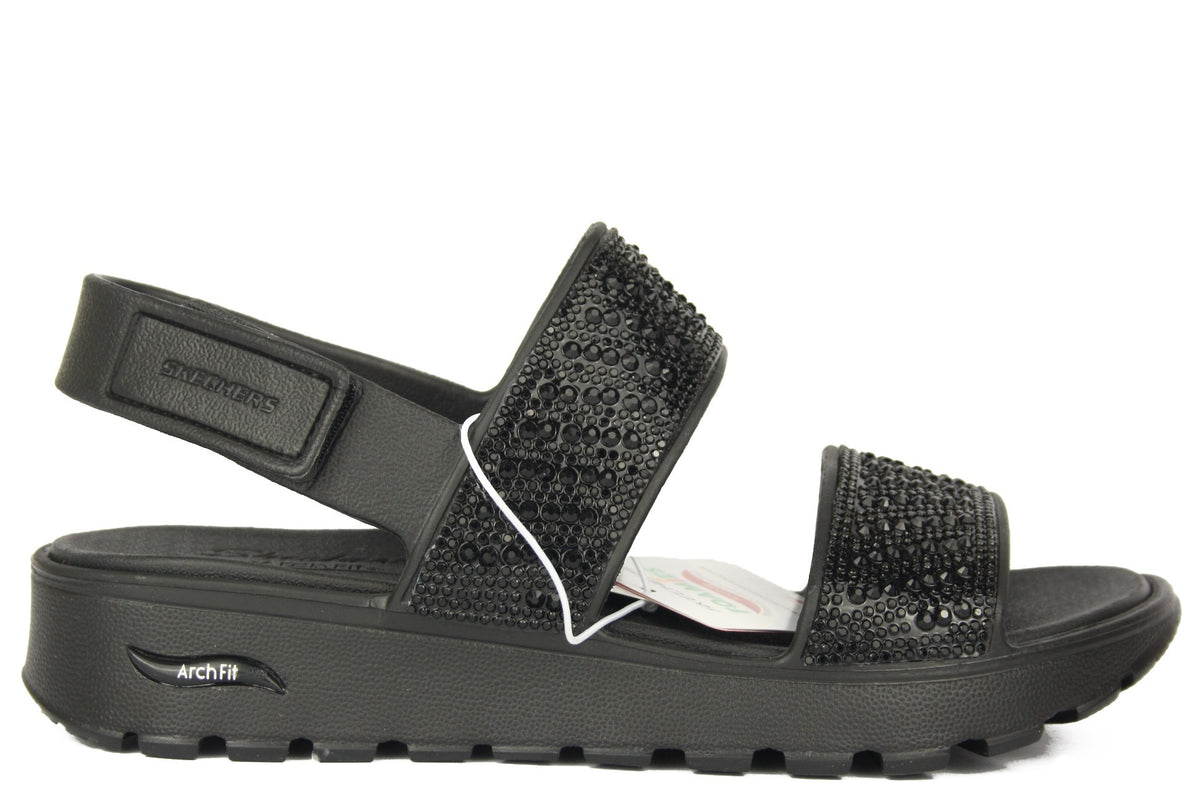 111531 ARCHFIT NERO SANDALO DONNA