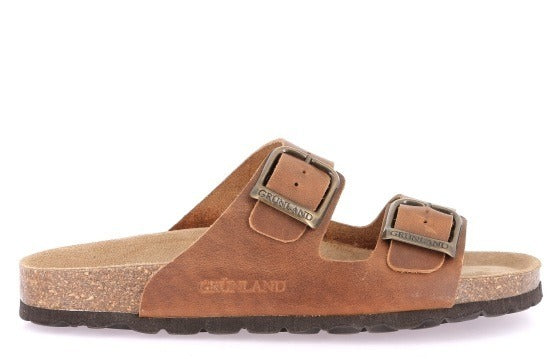 SARA CB3030 CUOIO CIABATTA SANDALO DONNA