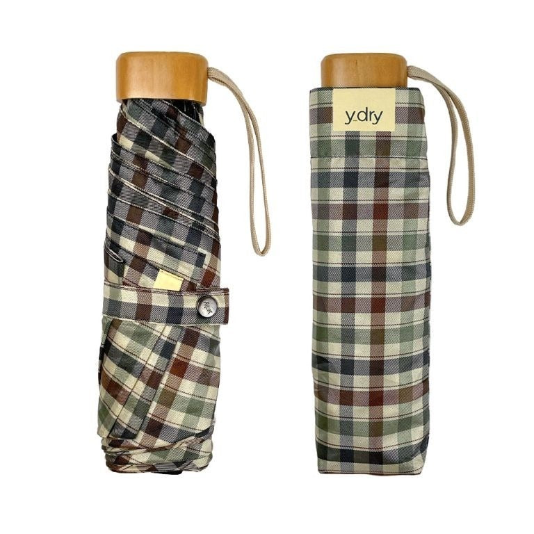 CHARLES 3308 TABACCO OMBRELLO PIEGHEVOLE ANTIVENTO UNISEX ACCESSORI