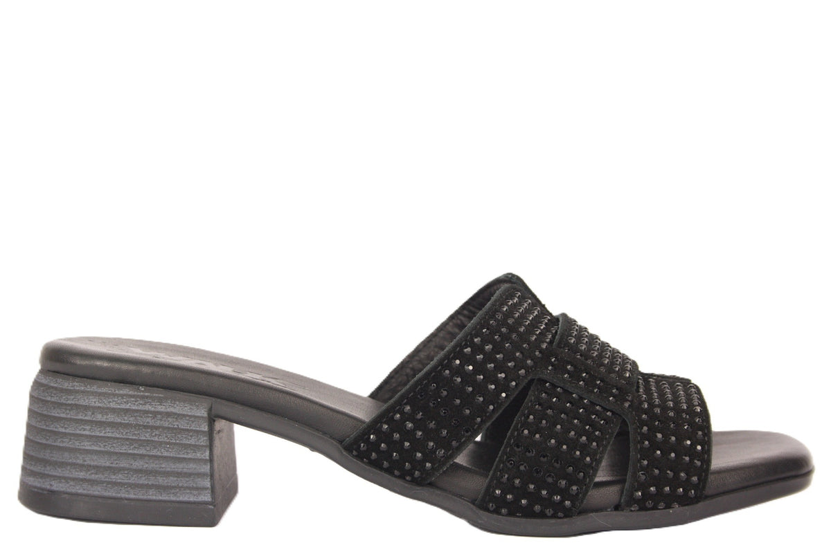 K56075Q NERO CIABATTA SANDALO DONNA