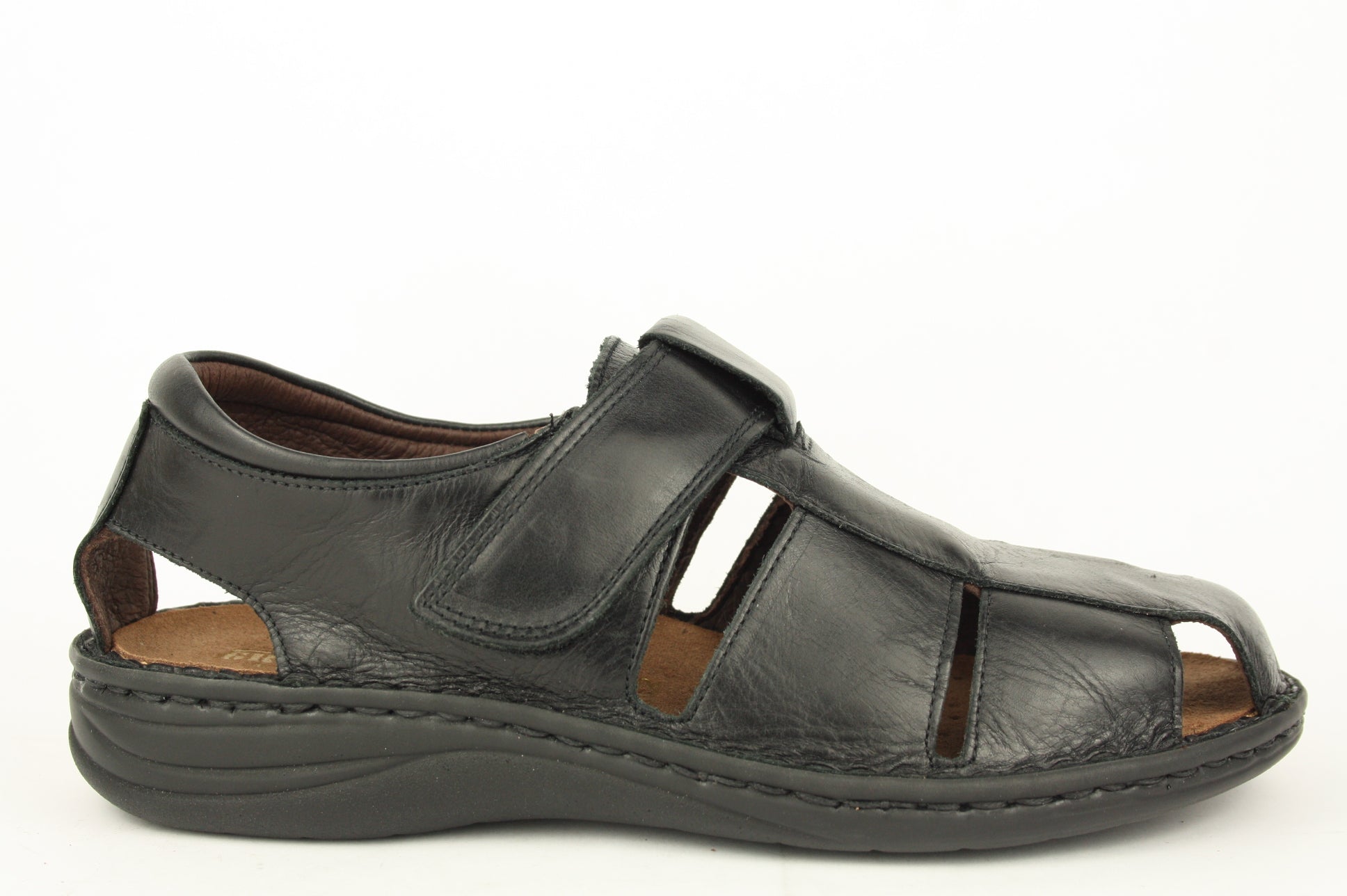 LINO SE0015 NERO SANDALO UOMO