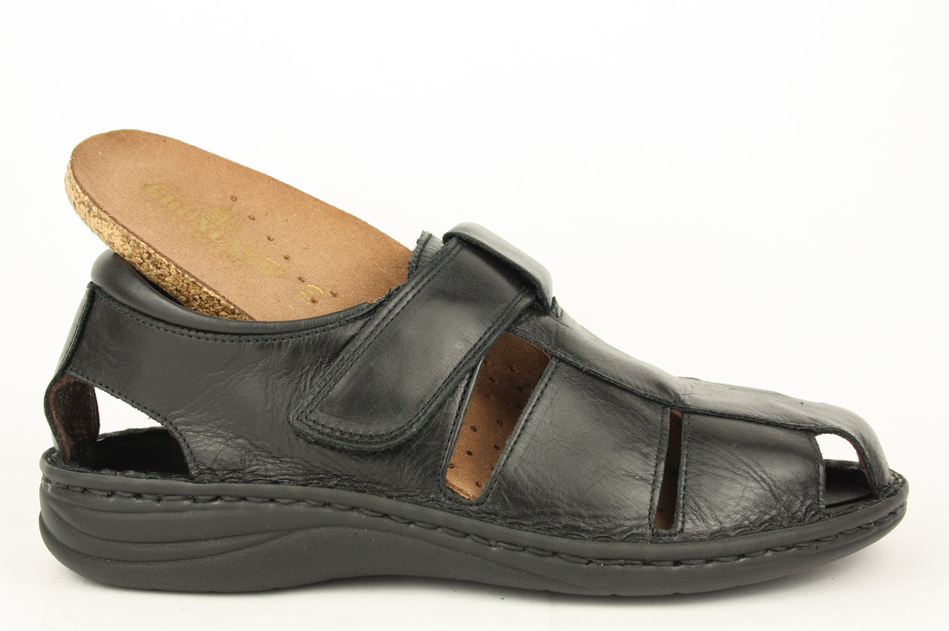 LINO SE0015 NERO SANDALO UOMO