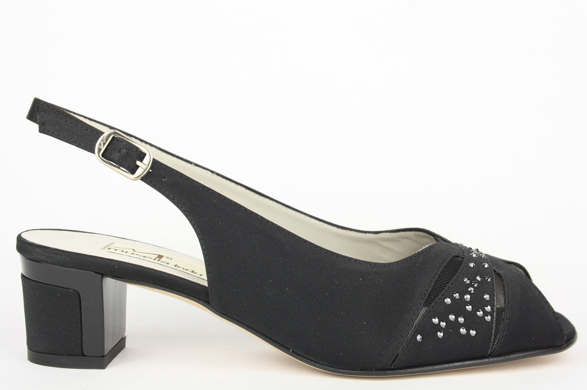 581 NERO SANDALO DONNA