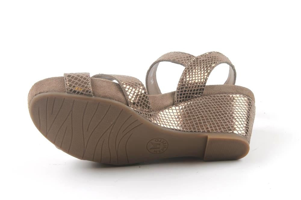 BESSY BRONZO SANDALO DONNA