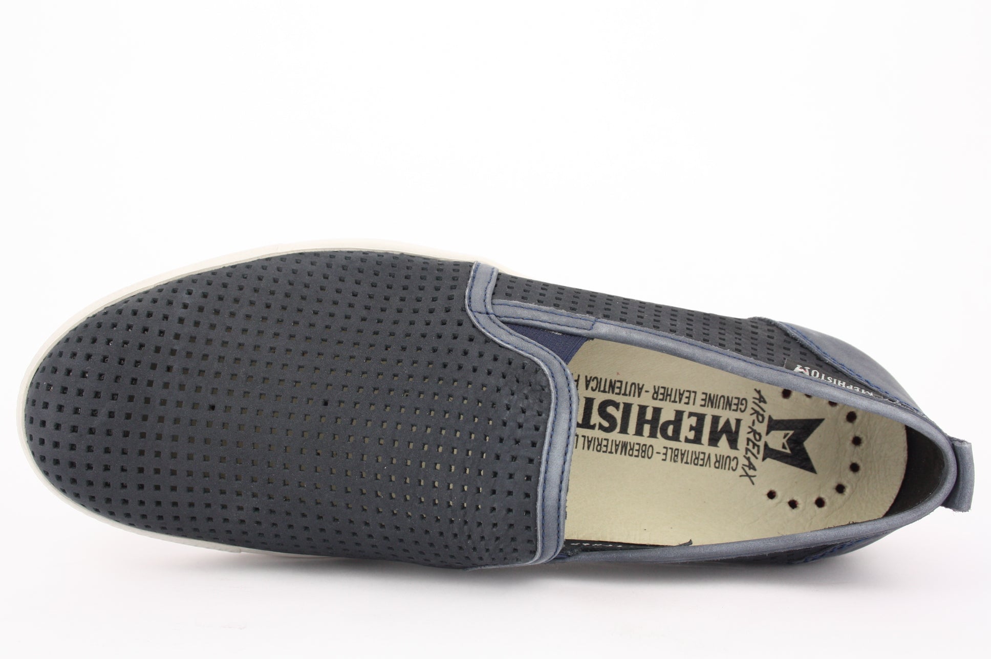 ULRICH BLU SLIP ON UOMO