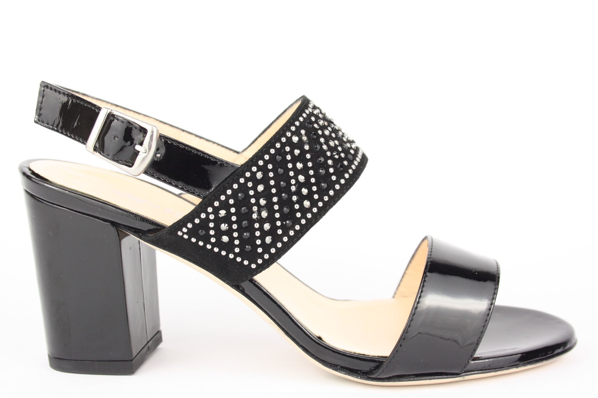 S733 NERO SANDALO DONNA