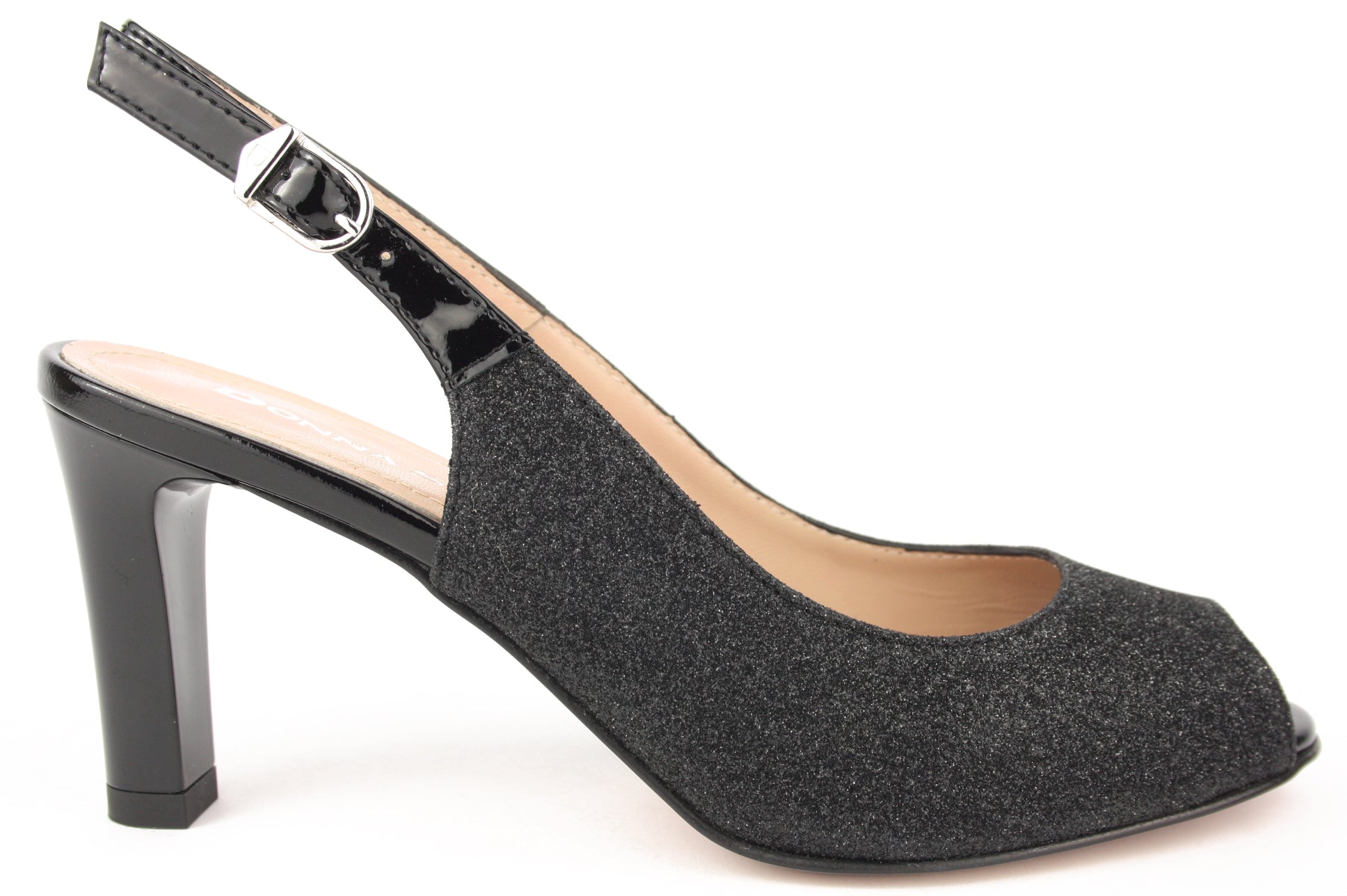 7553 NERO SANDALO DONNA