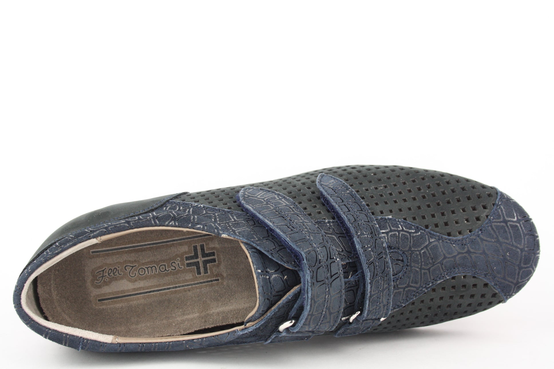NAIMA FOR.VANITY BLU CHIUSURA A STRAPPO DONNA
