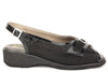 JENNIFER LARGE NERO SANDALO DONNA