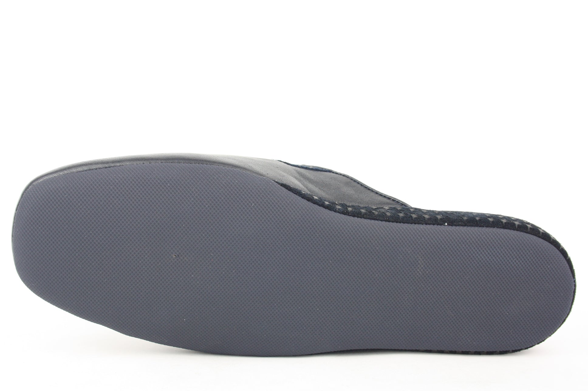 9906 PELLE+ST. BLU PANTOFOLA PUNTA CHIUSA PANTOFOLE