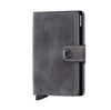 MINIWALLET VINTAGE GRIGIO MINI PORTAFOGLO PORTACARD UNISEX ACCESSORI
