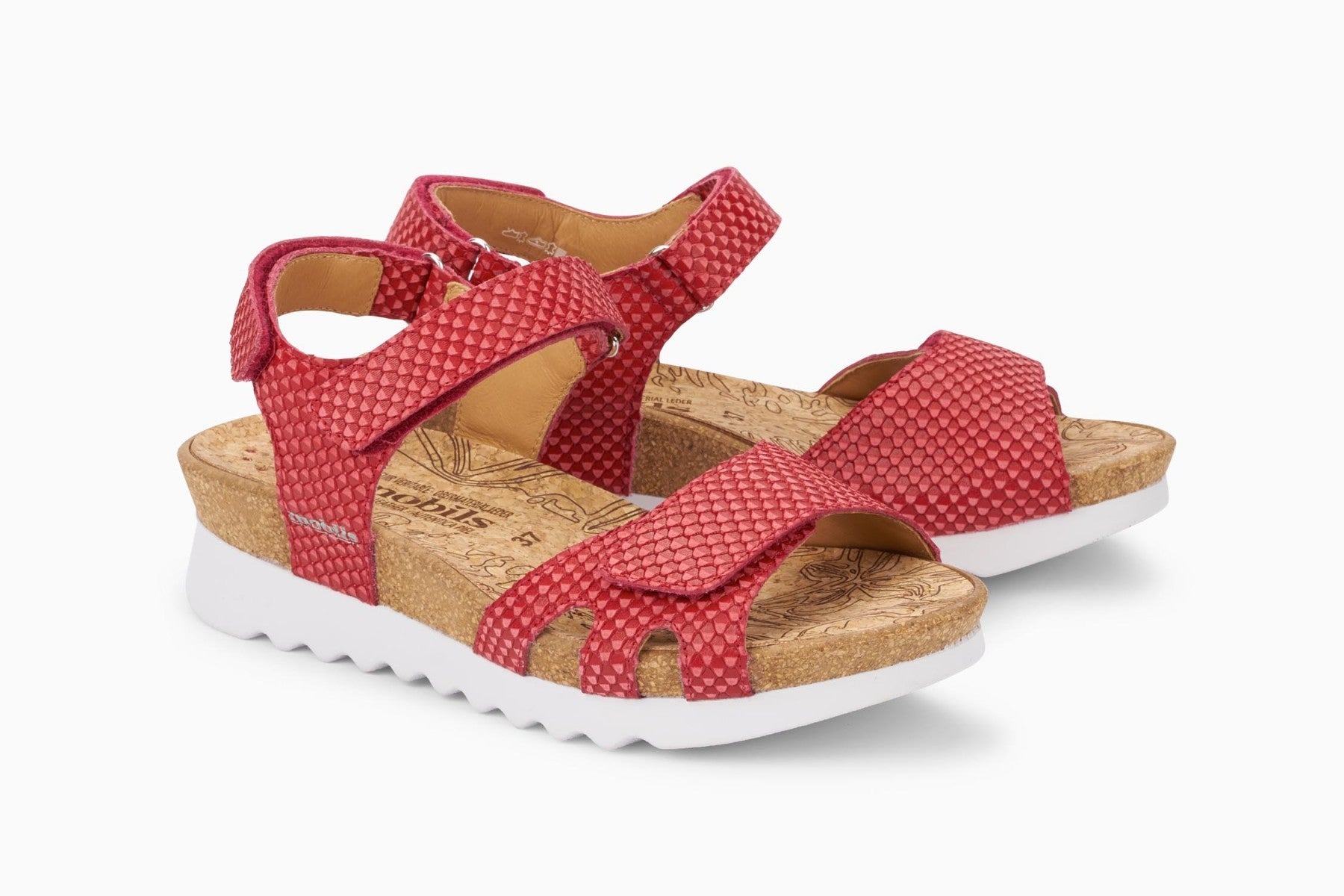 QUIRINA MOBILS ROSSO SANDALO DONNA