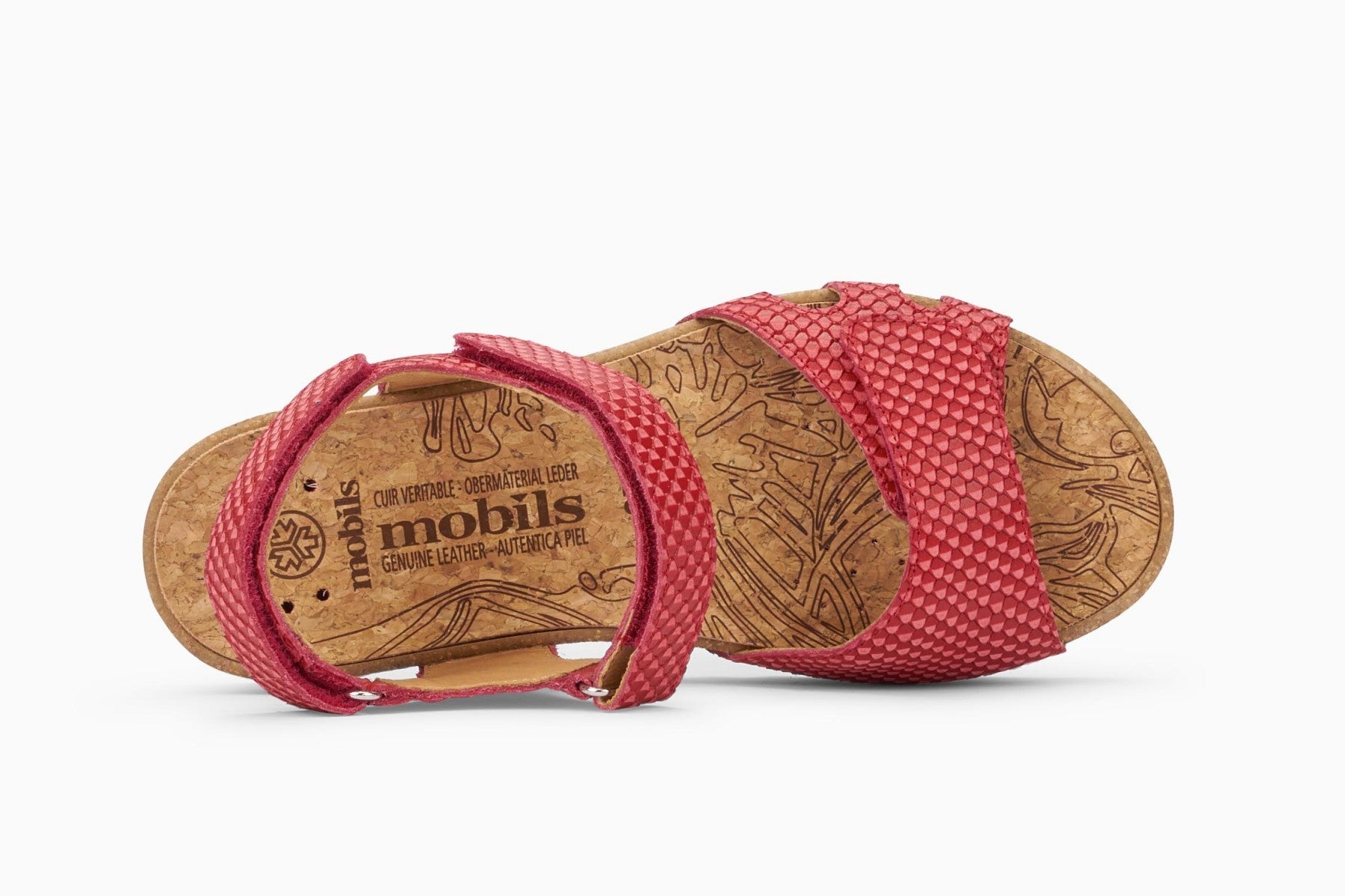 QUIRINA MOBILS ROSSO SANDALO DONNA