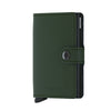 MINIWALLET MATTE VERDE MINI PORTAFOGLO PORTACARD UNISEX ACCESSORI