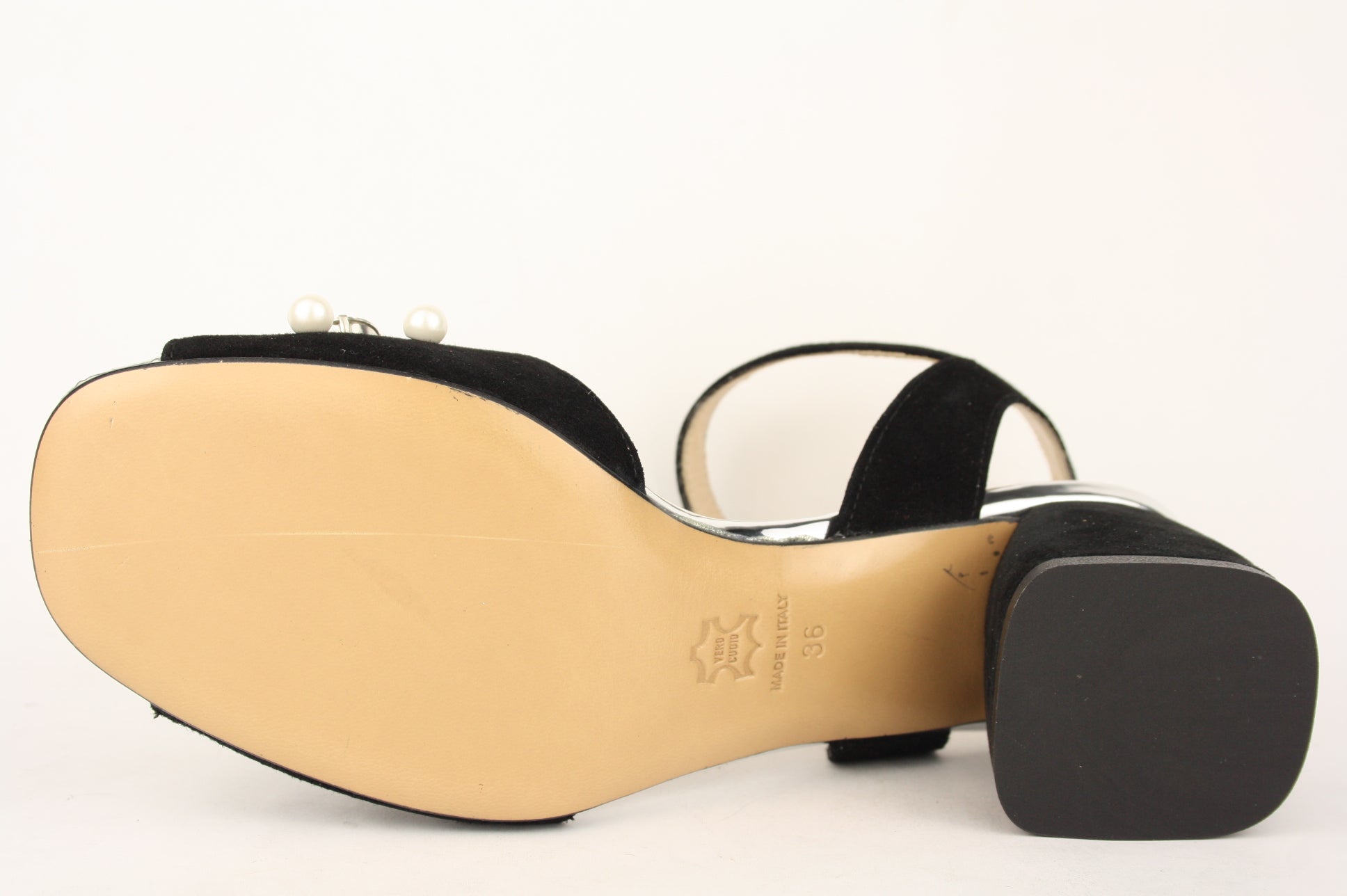 535 NERO SANDALO DONNA