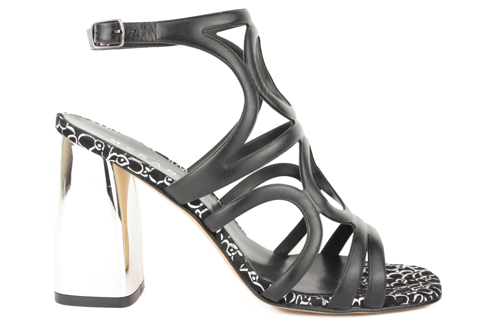 537 NERO SANDALO DONNA