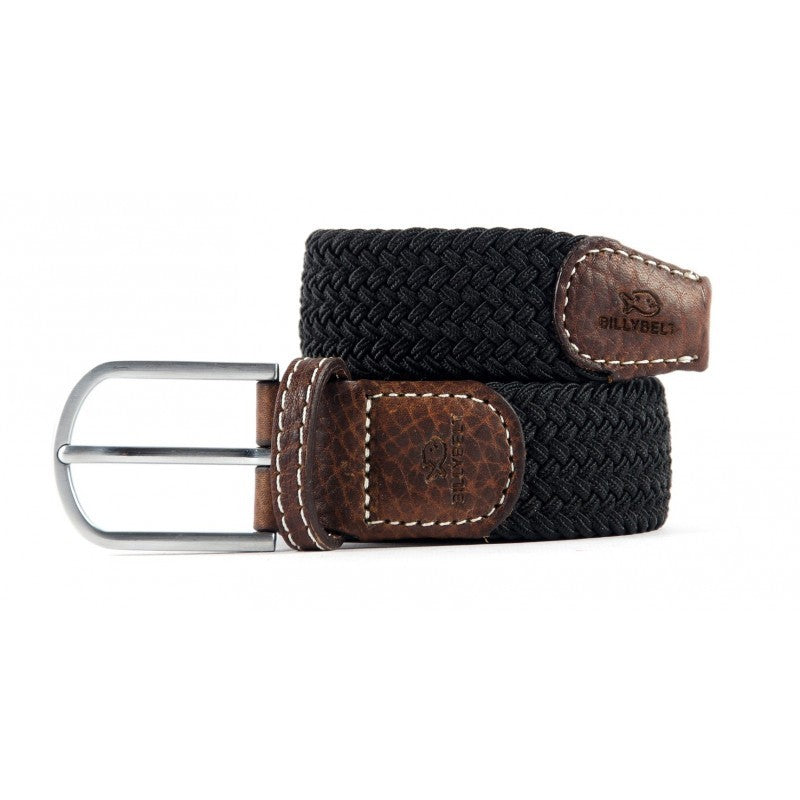 BRAID BELT NERO CINTURA UOMO ACCESSORI