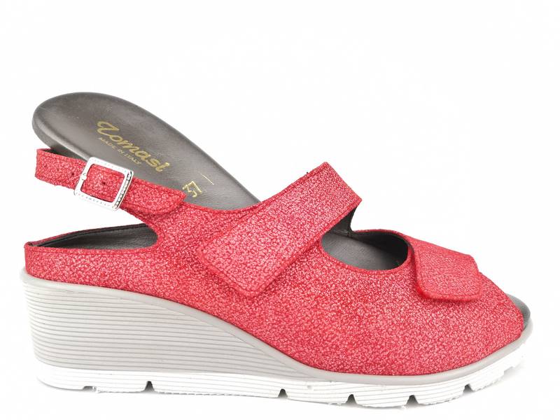 JILL SABOT BEAUTY ROSSO SANDALO DONNA