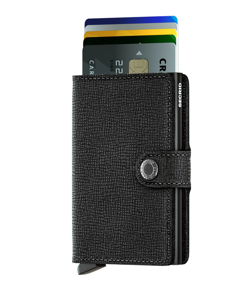 MINIWALLET CRISPLE NERO MINI PORTAFOGLO PORTACARD UNISEX ACCESSORI