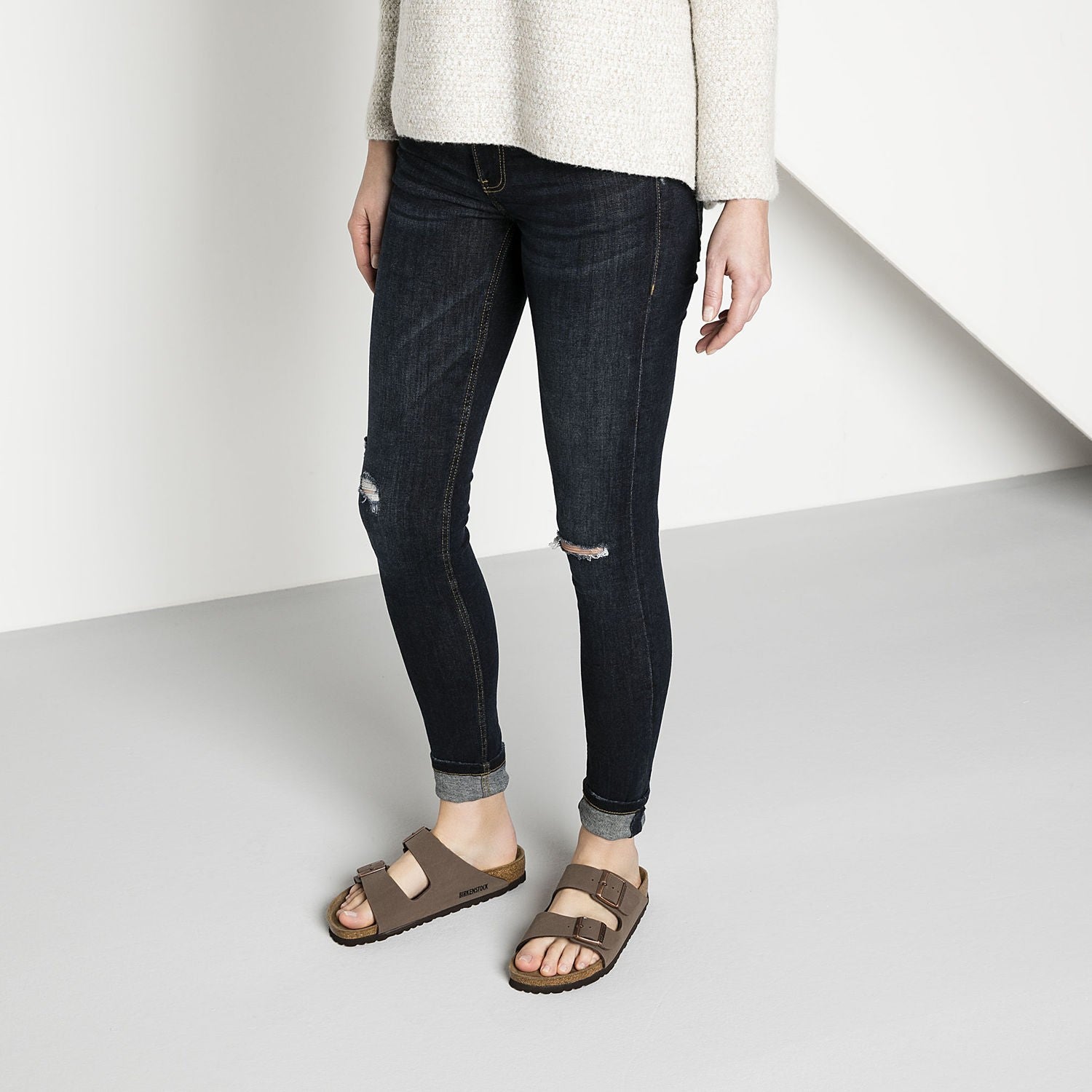 ARIZONA MOCCA CIABATTA SANDALO UNISEX CALZATURE