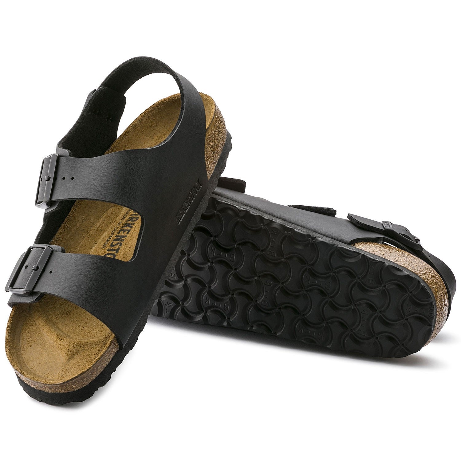 MILANO NERO SANDALO UNISEX CALZATURE