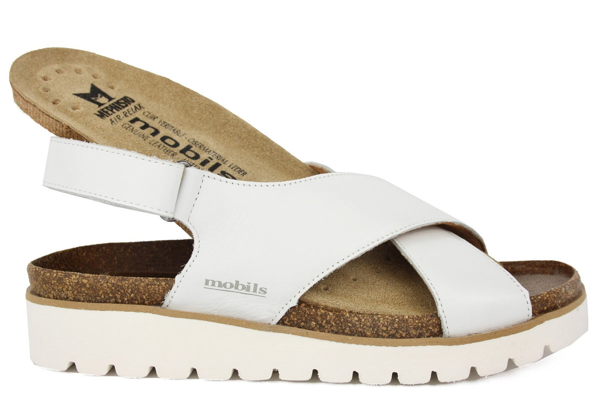 TALLY MOBILS BIANCO SANDALO DONNA