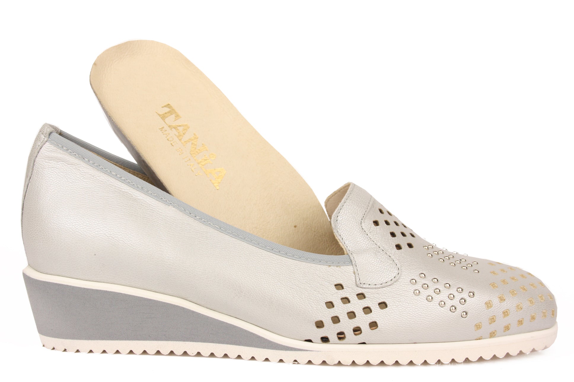 1316 ARGENTO MOCASSINO DONNA