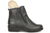 CLELIA - RUFFI NERO TRONCHETTO DONNA