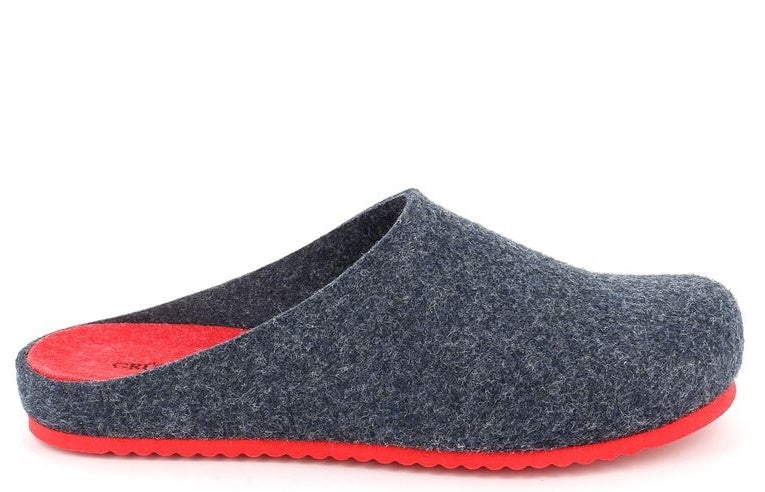 EURO CB2207 BLU PANTOFOLA PUNTA CHIUSA PANTOFOLE