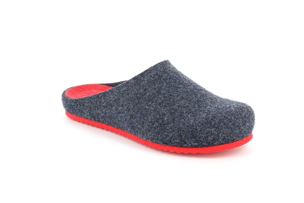 EURO CB2207 BLU PANTOFOLA PUNTA CHIUSA PANTOFOLE