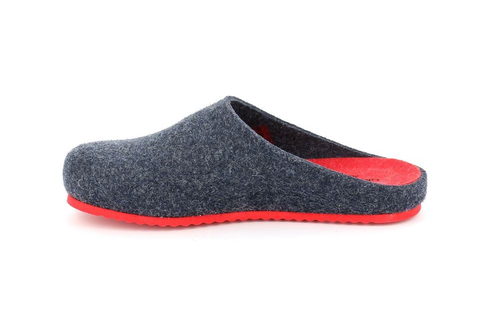 EURO CB2207 BLU PANTOFOLA PUNTA CHIUSA PANTOFOLE