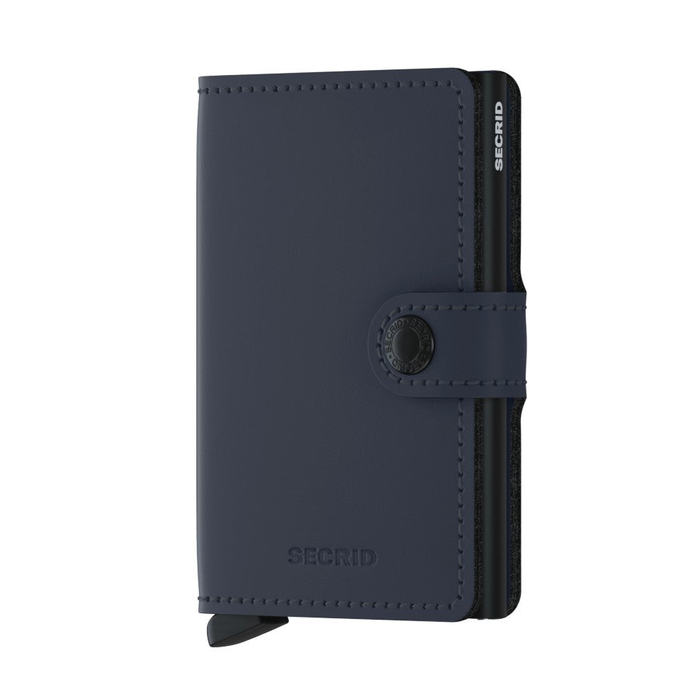 MINIWALLET MATTE BLU MINI PORTAFOGLO PORTACARD UNISEX ACCESSORI