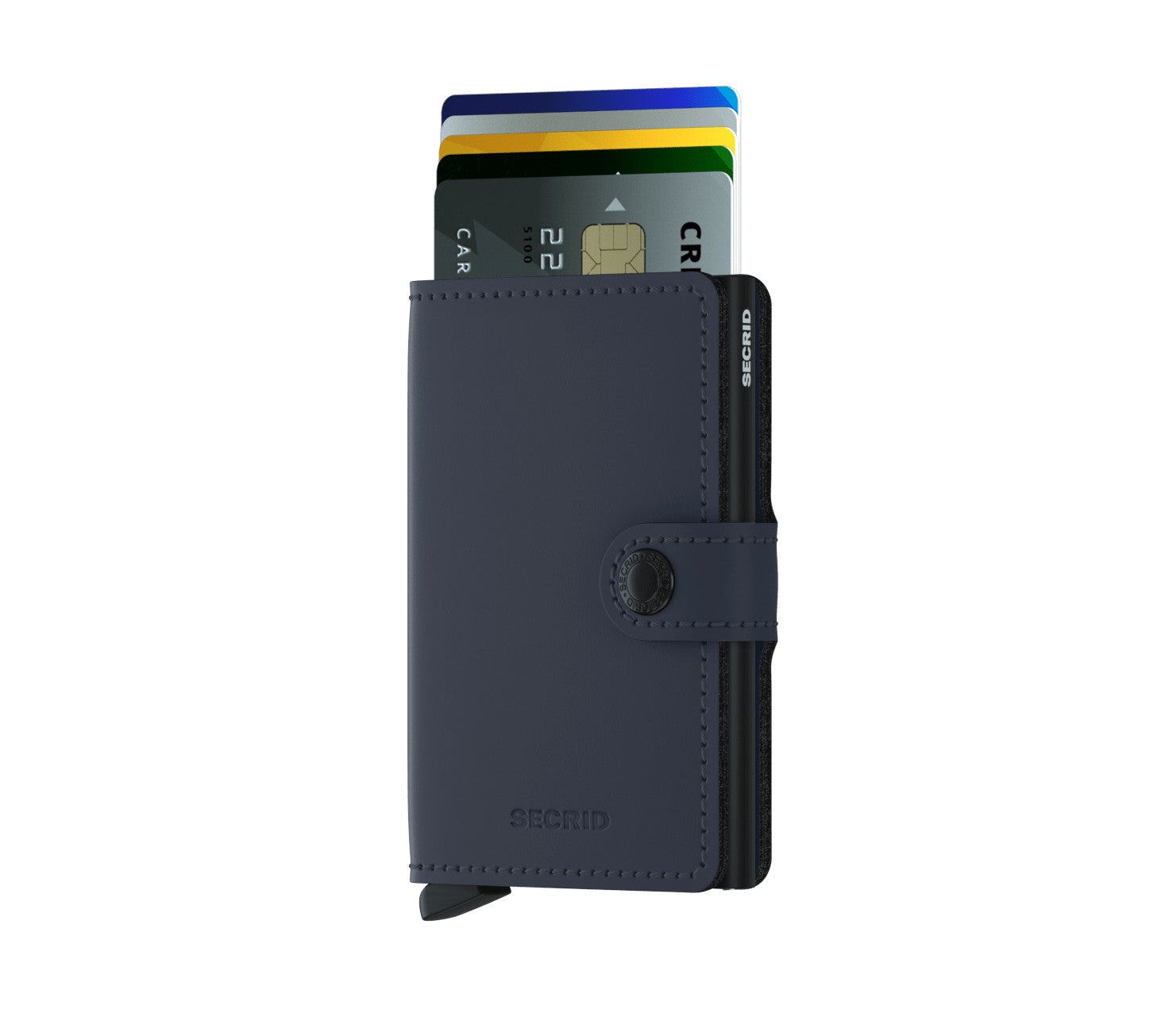 MINIWALLET MATTE BLU MINI PORTAFOGLO PORTACARD UNISEX ACCESSORI