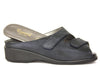 AMANTEA-LARGE BLU CIABATTA SANDALO DONNA