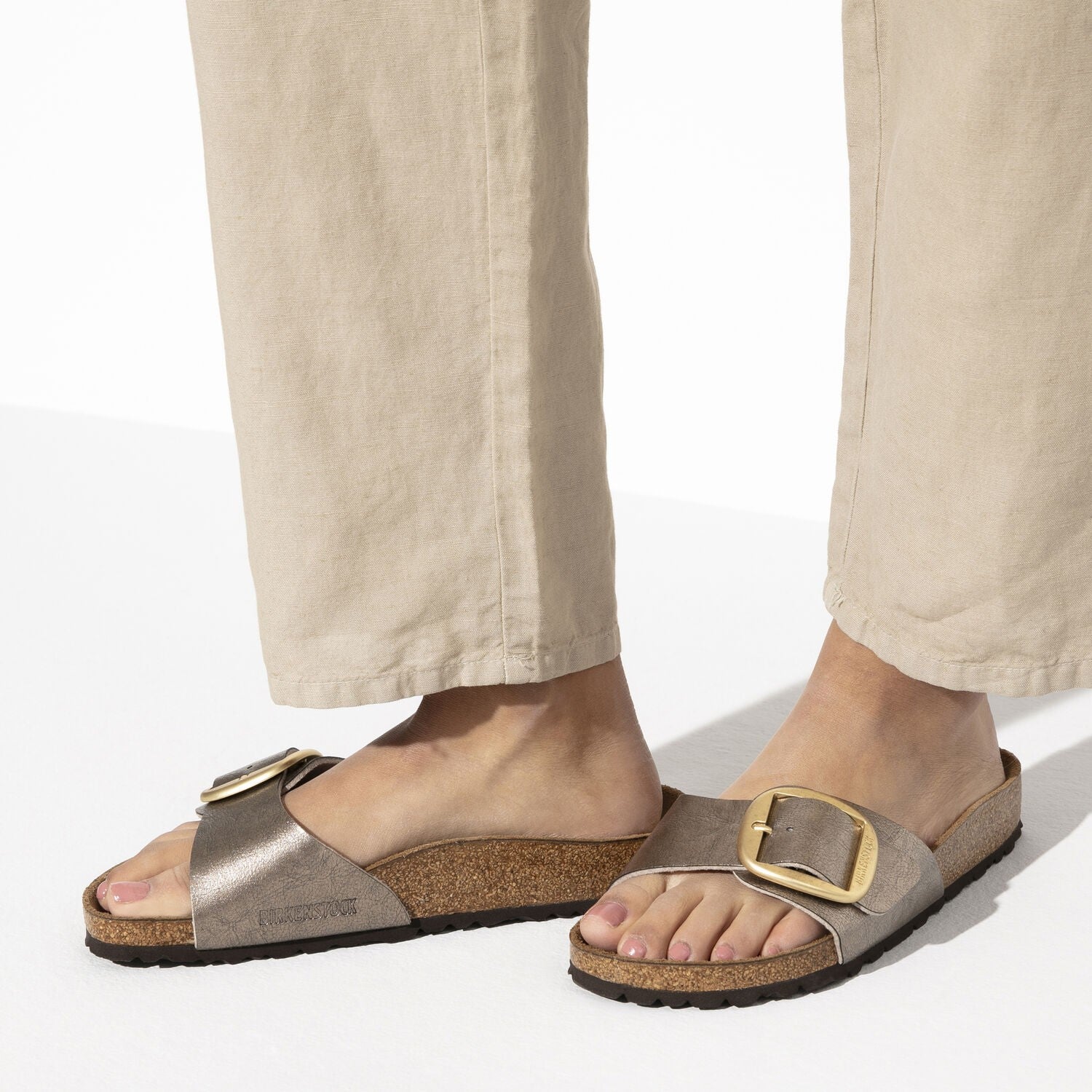 MADRID BIG B. BRONZO CIABATTA SANDALO UNISEX CALZATURE