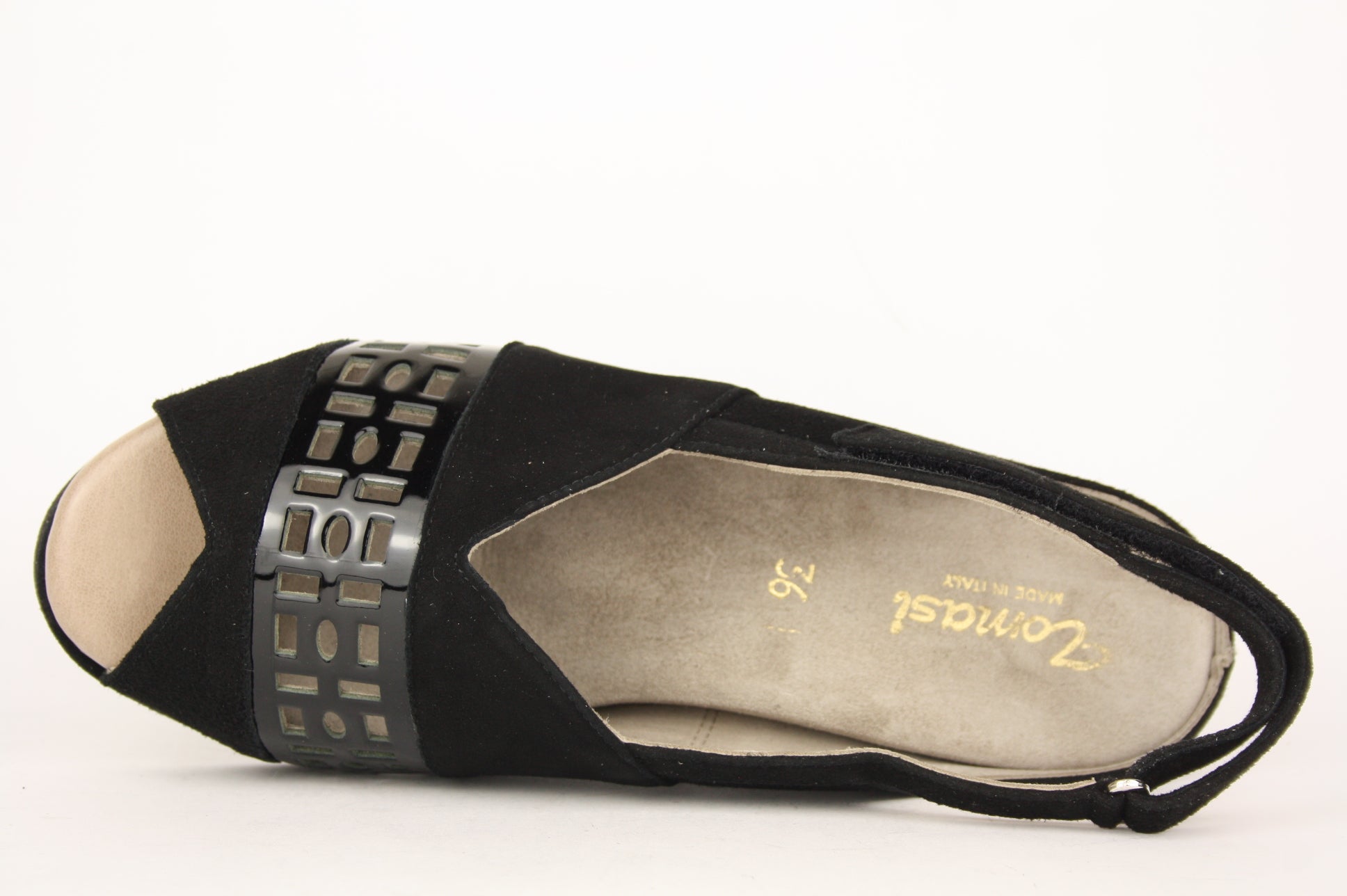 MAREN S. SPIGA NERO SANDALO DONNA