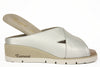 POLDINA S. - PEACE ARGENTO CIABATTA SANDALO DONNA