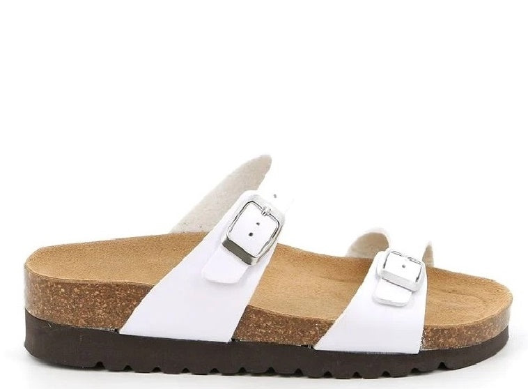 HOLA CB2436 BIANCO CIABATTA SANDALO DONNA