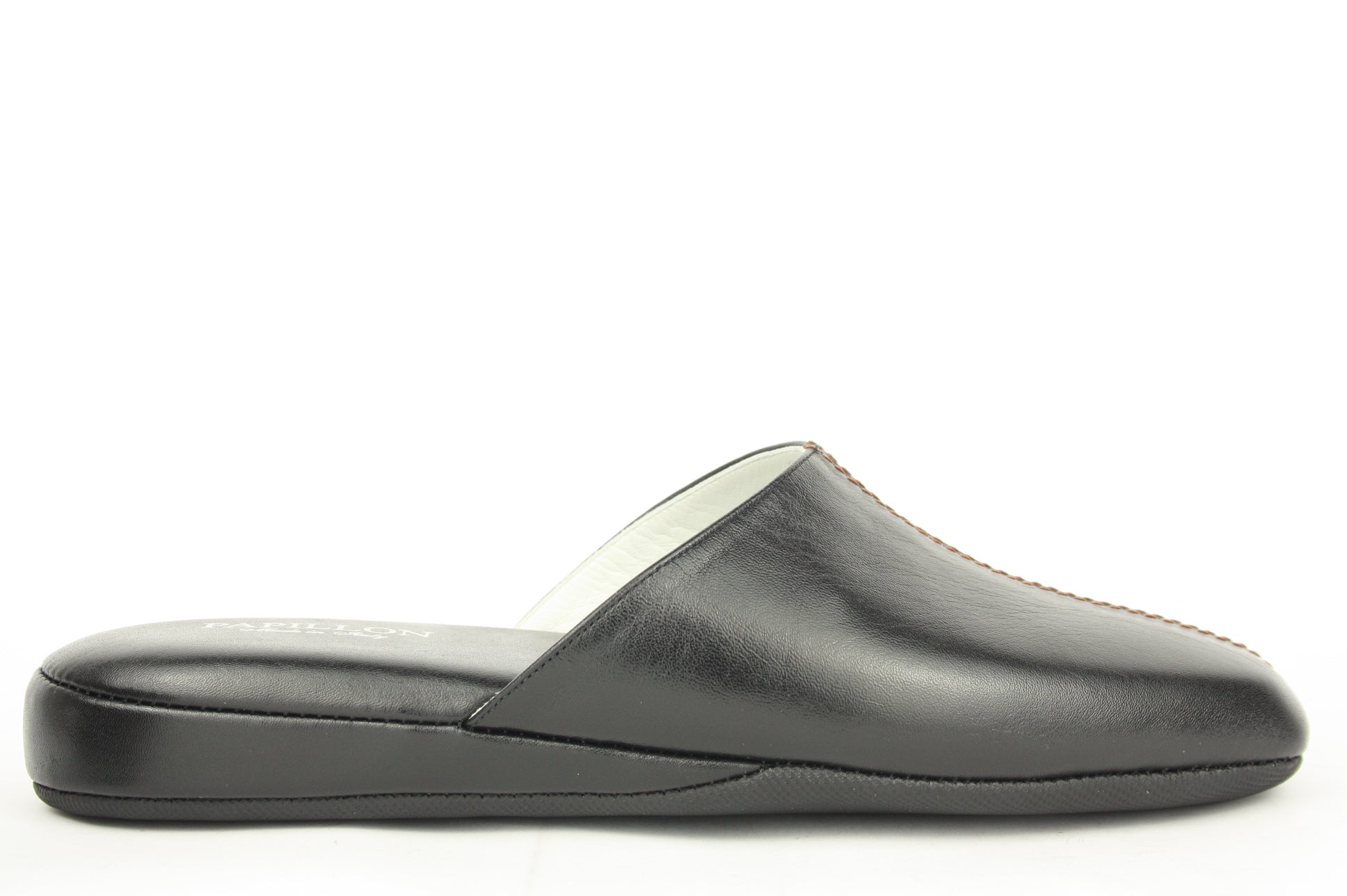 9155 NERO PANTOFOLA PUNTA CHIUSA UOMO